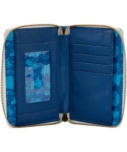 Loungefly Disney Alice In Wonderland Classic Book Wallet Blue