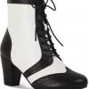 Lulu Hun Adele 60's Boots Black White
