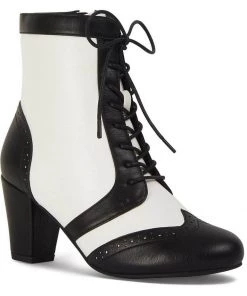 Lulu Hun Adele 60's Boots Black White