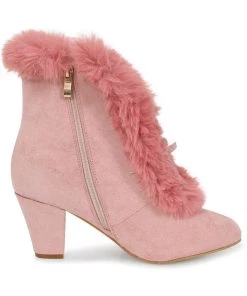 Lulu Hun Tatiana 40's Boots Pink New In