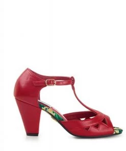 Lulu Hun Veronica 50's Pumps Red