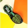 Lulu Hun Lottie Leaf 50's Sandals Green