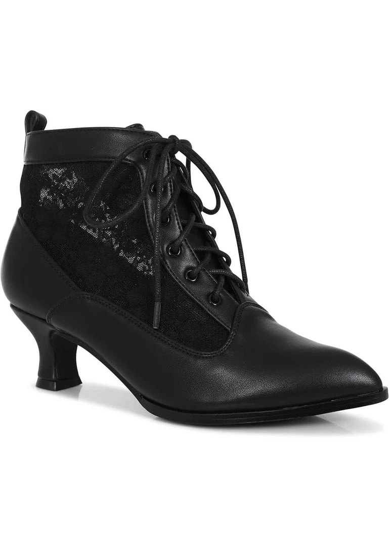 Lulu Hun Ilaria Lace 40's Ankleboots Black New In