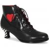 Lulu Hun Medea Heart 60's Ankleboots Black