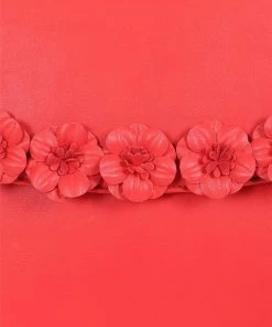 New In Lulu Hun Zoe Floral 50's Handbag Red