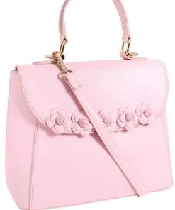 Lulu Hun Zoe Floral 50's Handbag Pink New In