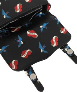 Lulu Hun Joanna Forever Old School Satchel Bag Black New In