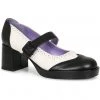 Lulu Hun Wednesday 60's Pumps Black White