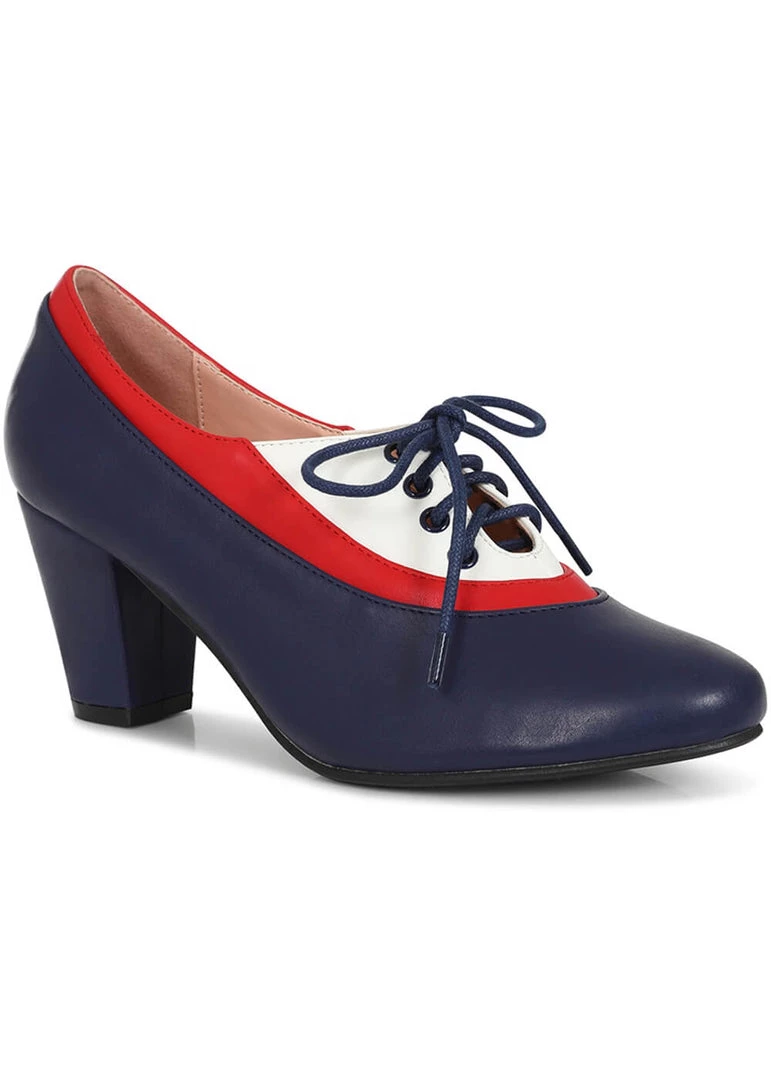 New In Lulu Hun Nada 60's Pumps Blue