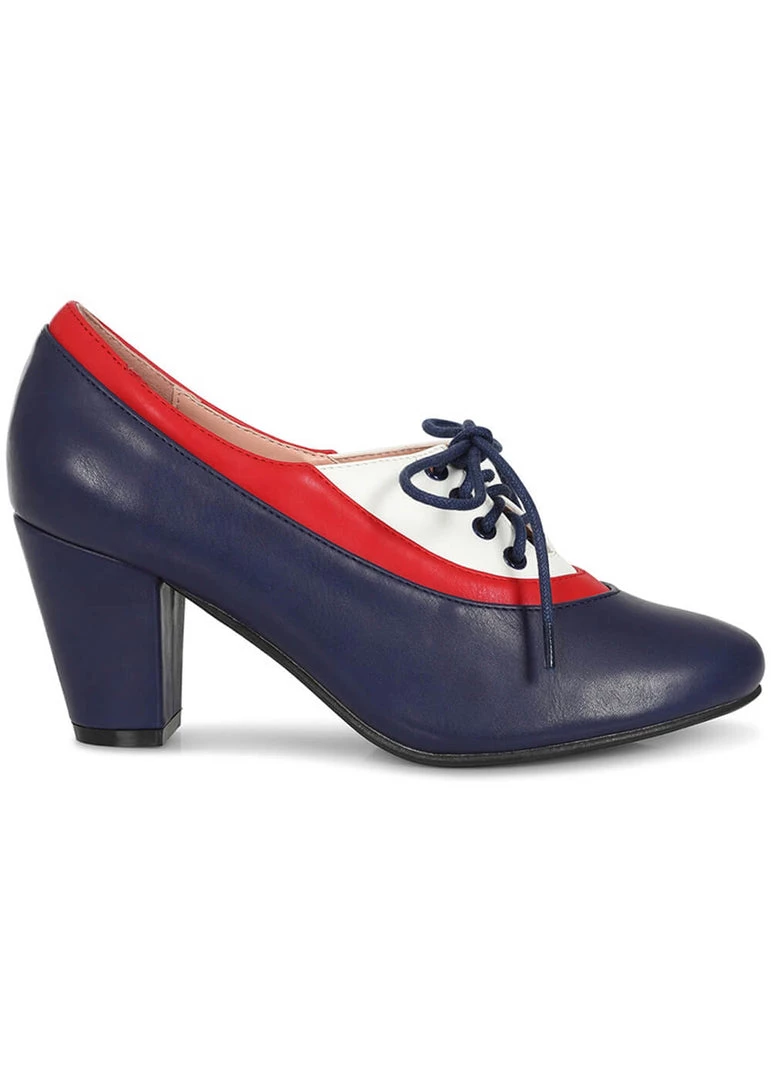 New In Lulu Hun Nada 60's Pumps Blue