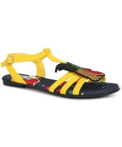 New In Lulu Hun Lottie Fruits Sandals Yellow