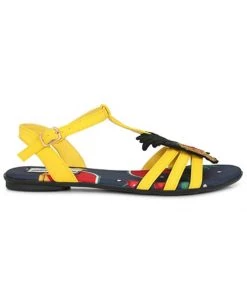 New In Lulu Hun Lottie Fruits Sandals Yellow