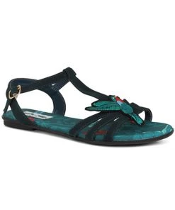 New In Lulu Hun Lottie Hummingbird Sandals Blue