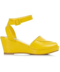 Lulu Hun Simona 40's Wedges Yellow