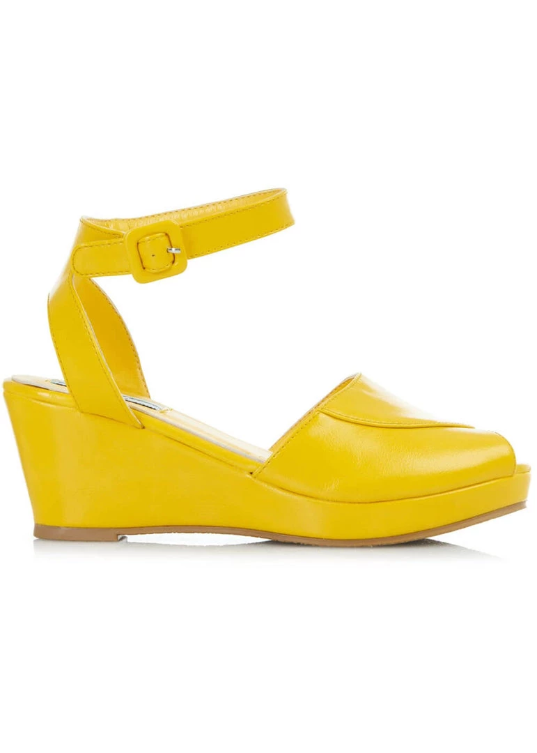 Lulu Hun Simona 40's Wedges Yellow