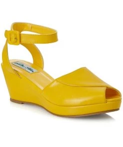 Lulu Hun Simona 40's Wedges Yellow