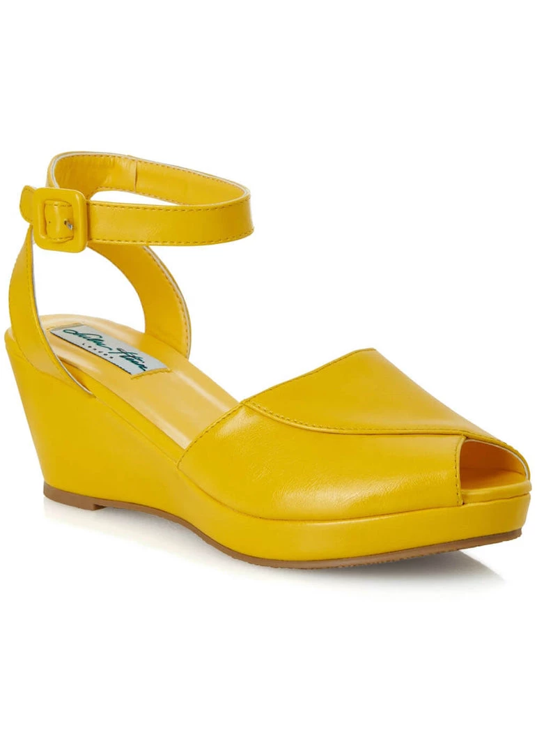 Lulu Hun Simona 40's Wedges Yellow