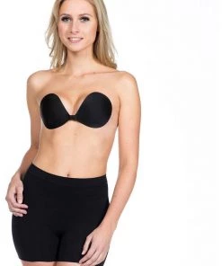 Magic Bodyfashion Backless Beauty Stick-On Bra Black New In