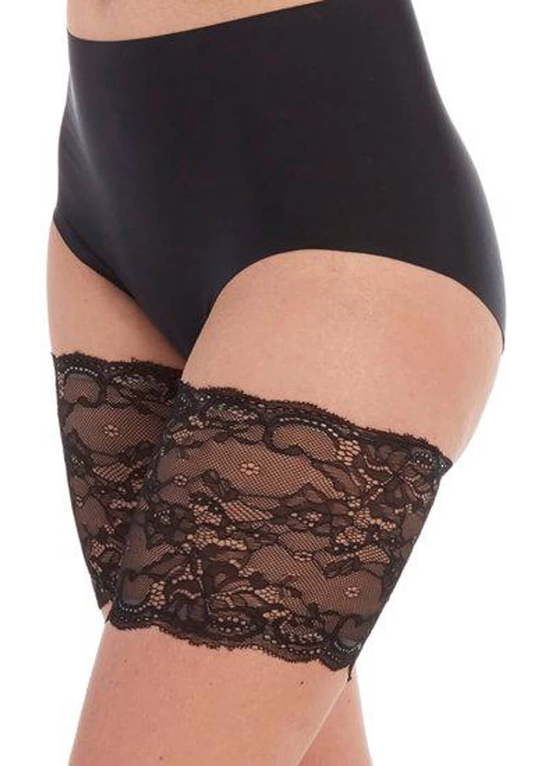 Magic Bodyfashion Be Sweet To Your Leg Lace Thigh Bands Black New In