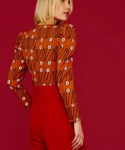 Minueto Chopsticks Sushi 60's Top Brown New In