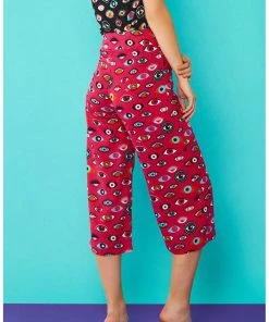 New In Minueto Eyes 70's Trousers Pink