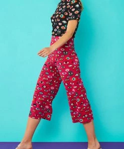 New In Minueto Eyes 70's Trousers Pink