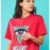 Minueto Eye Believe 80's T-Shirt Pink