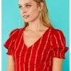 Minueto Rachel Serendipity 60's Blouse Red