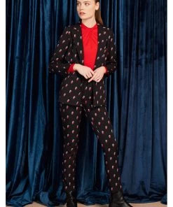 New In Minueto David Thunderbolt 70's Trousers Black