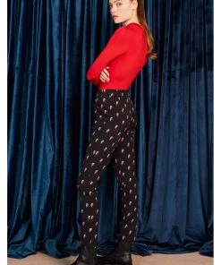 New In Minueto David Thunderbolt 70's Trousers Black