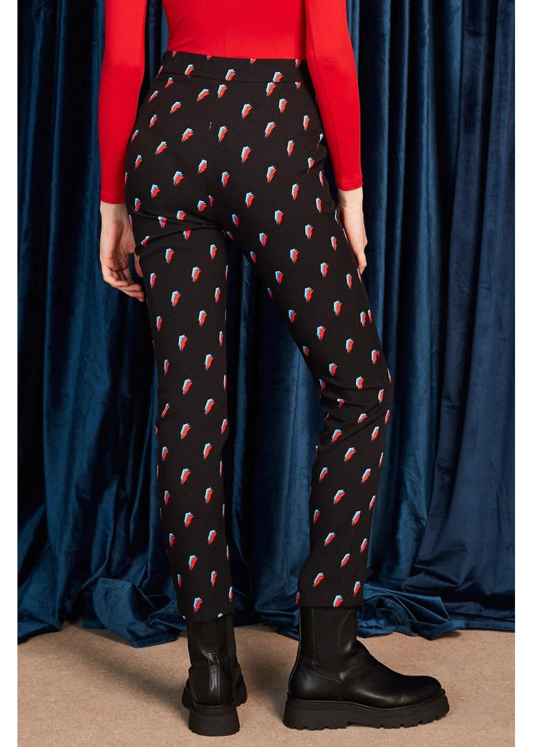 New In Minueto David Thunderbolt 70's Trousers Black