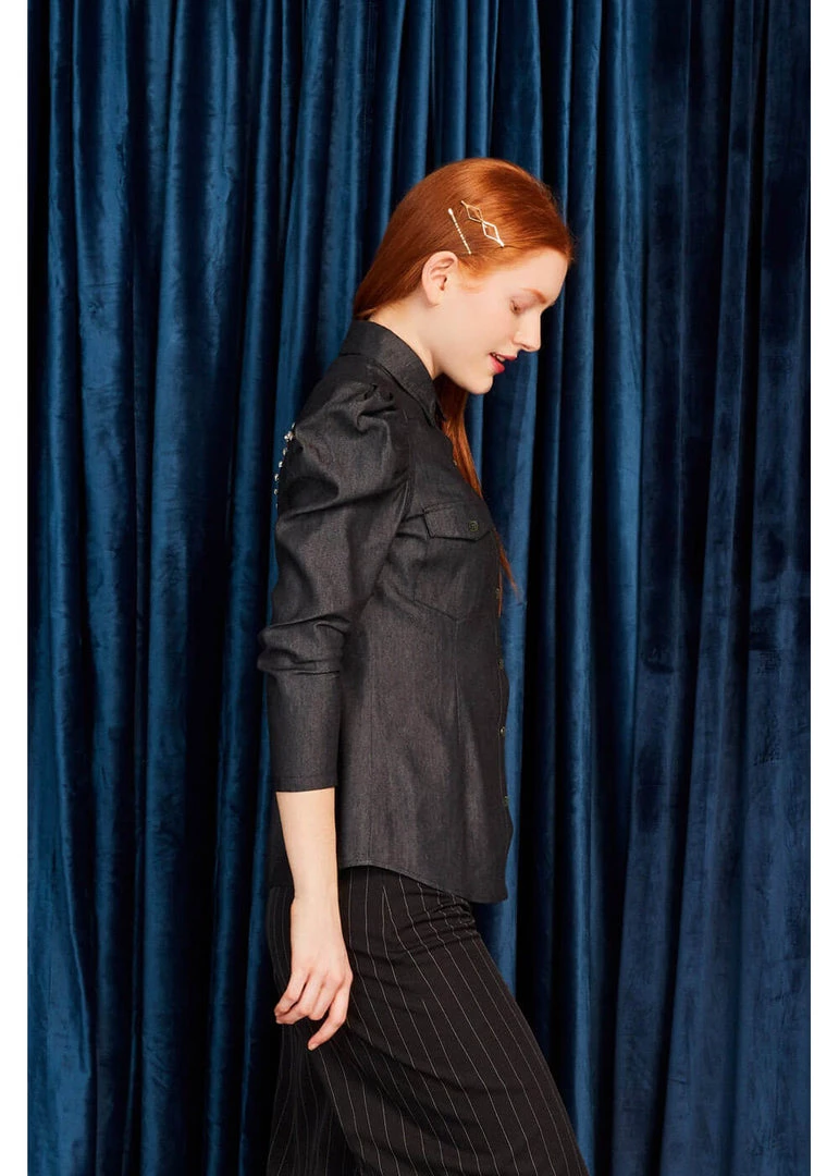 Minueto Live Denim 70's Shirt Black