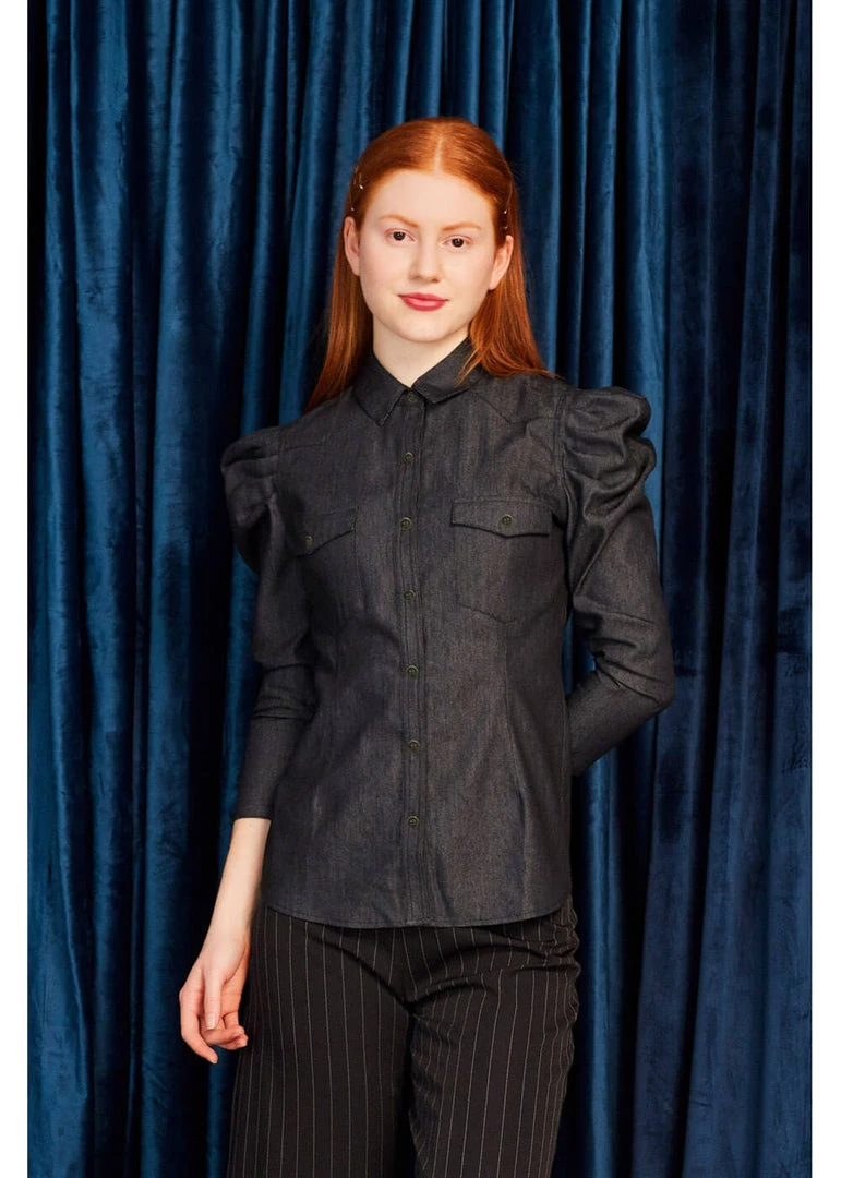 Minueto Live Denim 70's Shirt Black