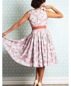 Miss Candyfloss Chana Amber 40's Swing Dress Punch New In