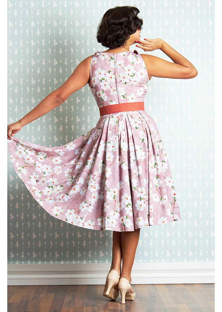 Miss Candyfloss Chana Amber 40's Swing Dress Punch New In