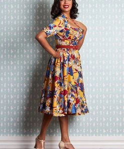 Miss Candyfloss Danica Floral 50's Swing Dress