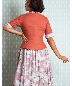 Miss Candyfloss Lexi Amber 40's Jacket Punch Pink