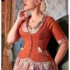 Miss Candyfloss Lexi Amber 40's Jacket Punch Pink