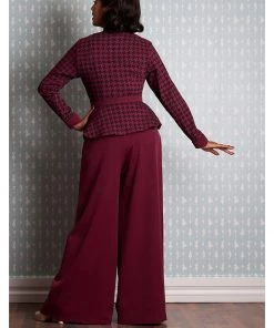 New In Miss Candyfloss Manone 40's Jumpsuit Fuchsia