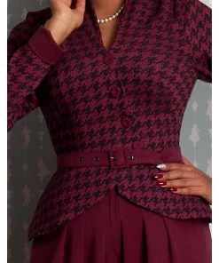 New In Miss Candyfloss Manone 40's Jumpsuit Fuchsia