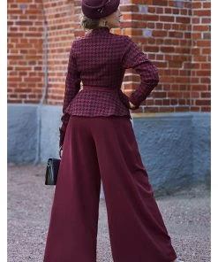 New In Miss Candyfloss Manone 40's Jumpsuit Fuchsia