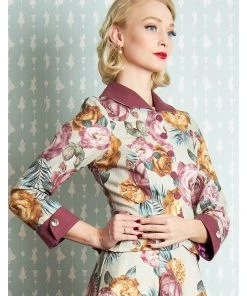 New In Miss Candyfloss Everly Roses 40's Jacket Multi