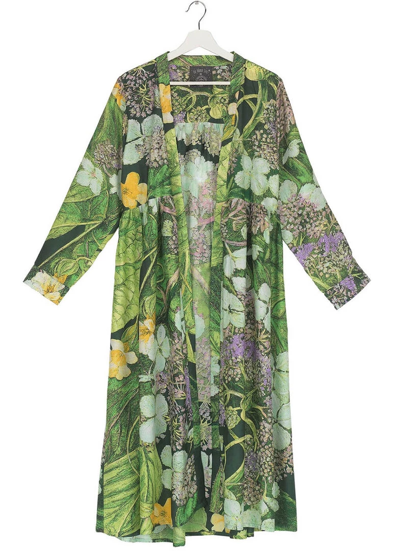 One Hundred Stars Hydrangea Duster Lime Green