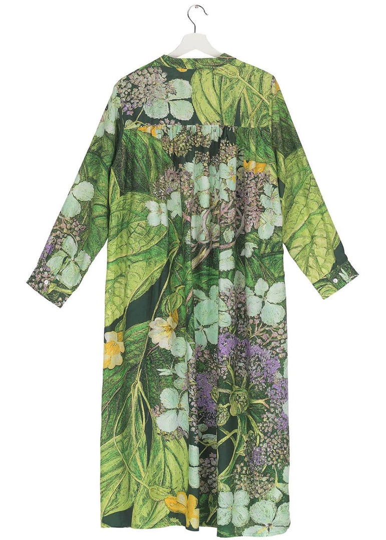 One Hundred Stars Hydrangea Duster Lime Green