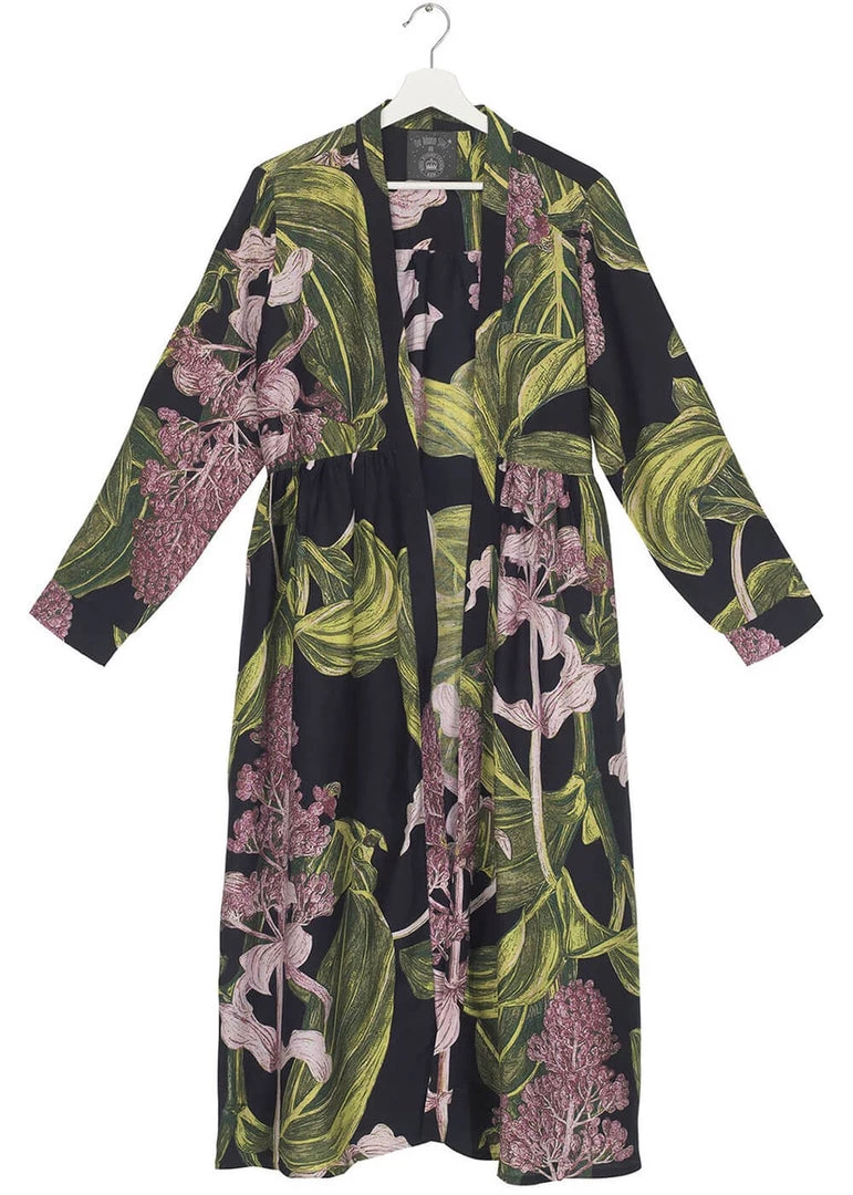 One Hundred Stars Medinilla Duster Black New In