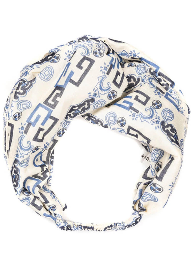 One Hundred Stars Giant Willow Headband Blue