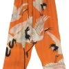 One Hundred Stars Stork Crepe Trousers Orange
