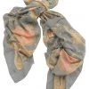 One Hundred Stars Rococo Scarf Grey New In