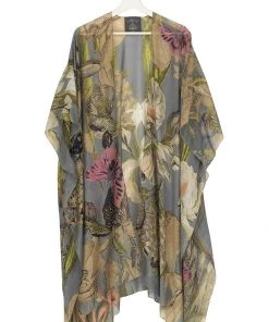 One Hundred Stars Iris Throwover Grey New In