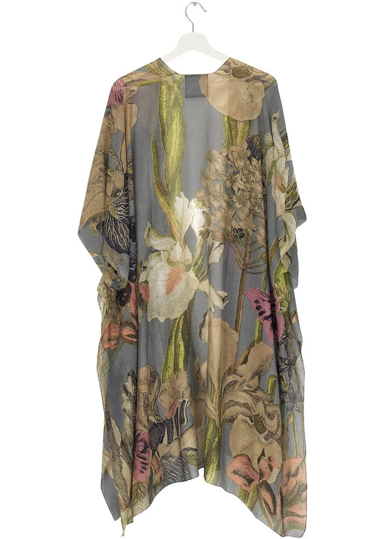 One Hundred Stars Iris Throwover Grey New In